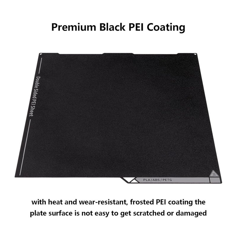 LANKEGU Double Side Black PEI Build Plate for Anycubic Kobra 3, 3D Printer Dual Side Textured PEI Print Bed Platform for Kobra 3, Kobra 3 Combo 3D Printer Platforms - Image 3